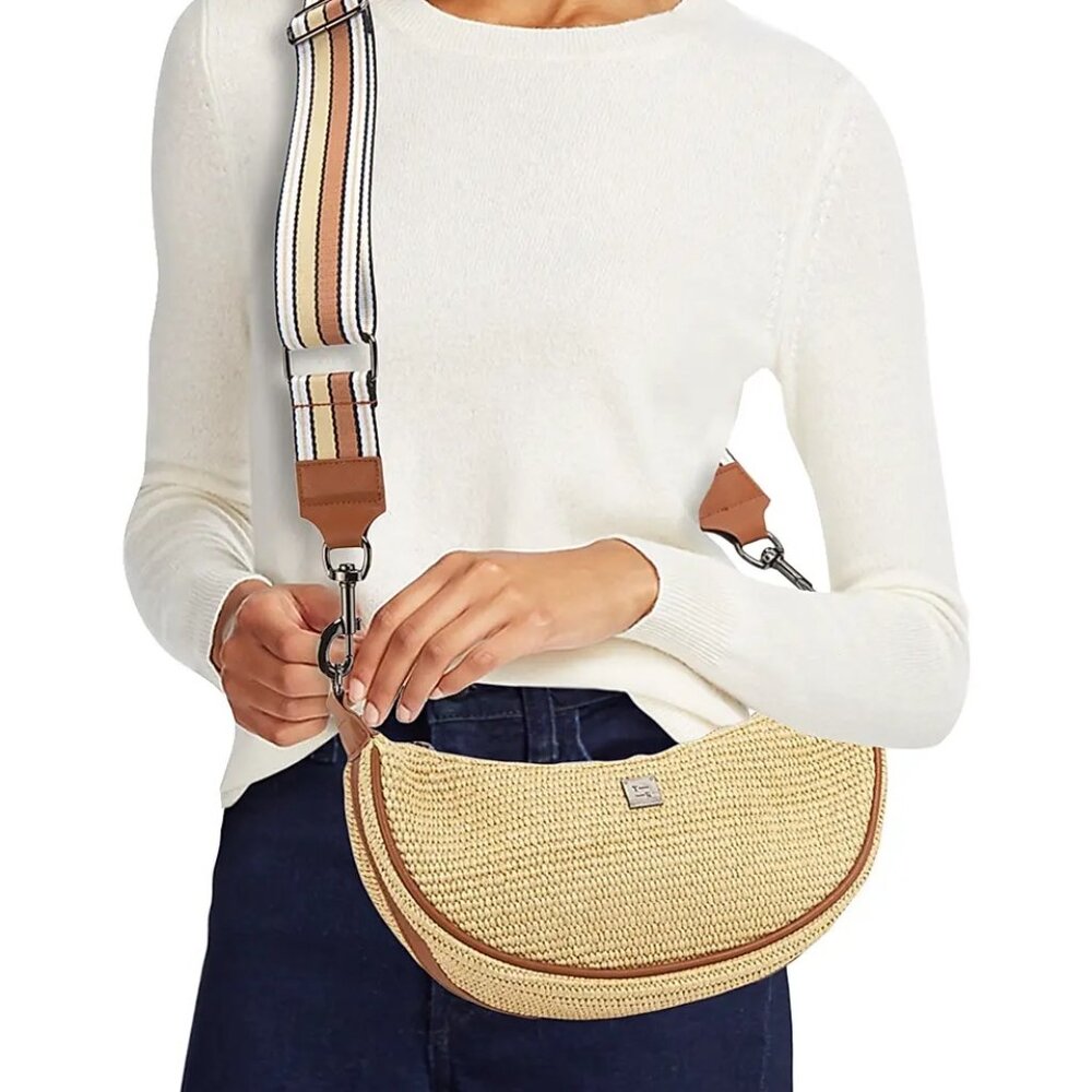 NEW - Think Royln Raffia Crossbody Bag